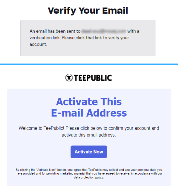 Create TeePublic Account Step 3.