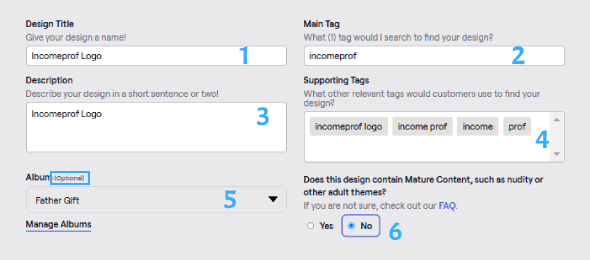 How to Publish Designs on TeePublic Step 2.